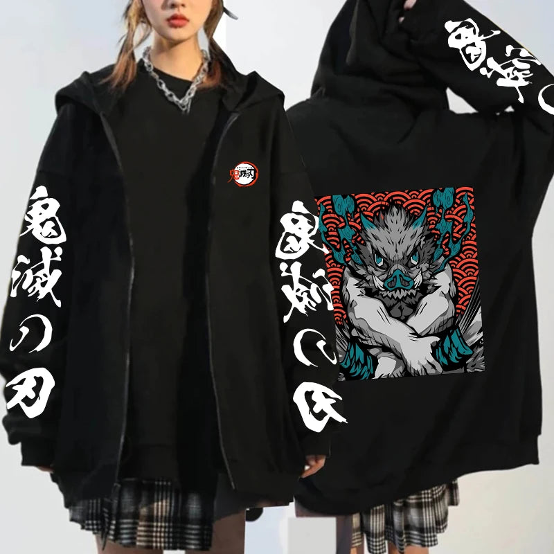 Demon Slayer Hashibira Inosuke Hoodie