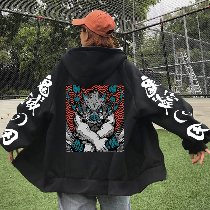 Demon Slayer Hashibira Inosuke Hoodie